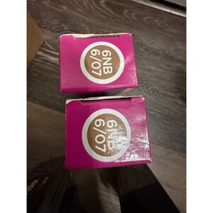 Paul Mitchell Color XG Permanent Cream Hair Color 6NB 6/07 3oz Lot of 2 Boxes